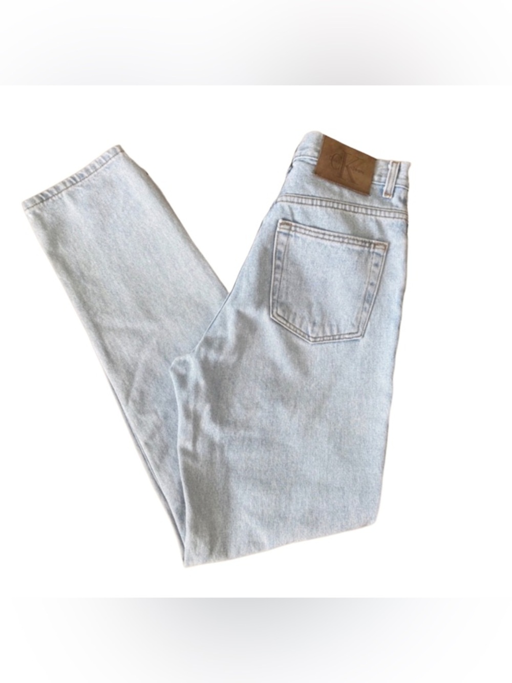 90s Calvin Klein High Rise Mom 100% Cotton Jeans